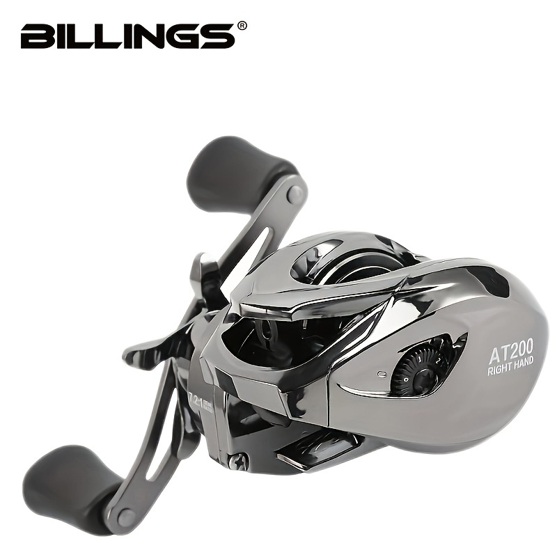 Abu Garcia Reel Max - BILLINGS AT シリーズ、7.2:1 ギア比、5+1 ボールベアリング、18LB 最大ドラッグ、ベイトキャスティングリール、淡水海水用