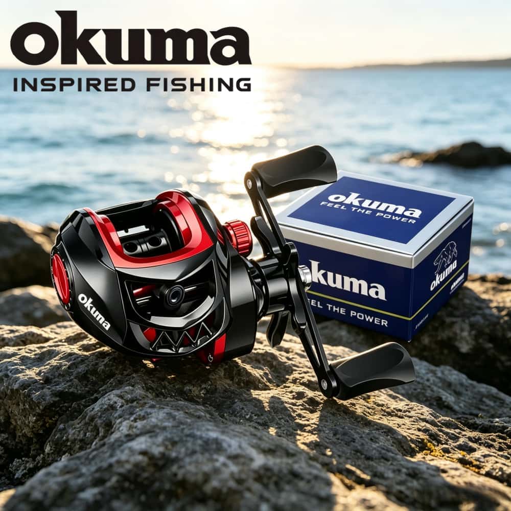 Abu Garcia Reel Max - オクマ ベイトキャスティング フィッシングリール 7.2:1 高速比 8kg