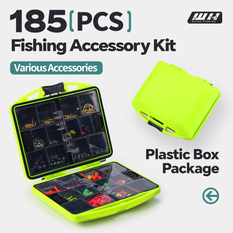 WEIHE 185個釣りアクセサリーセットボックス ペスカ  - Fishing Hook Box のレビューと価格