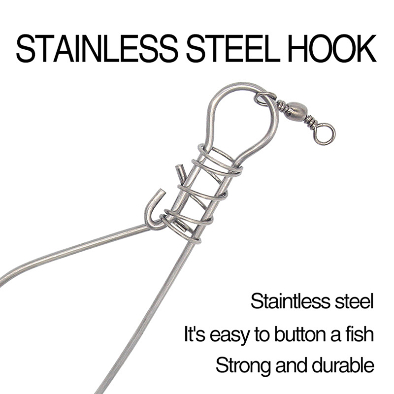 新製品【ステンレス製釣り用ロックバックルランヤード、フロート - Fishing Hook Stainless Steel のレビューと価格