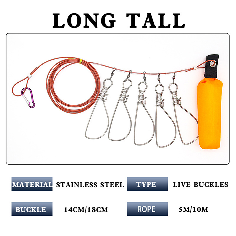 新製品【ステンレス製釣り用ロックバックルランヤード、フロート - Fishing Hook Stainless Steel のレビューと価格